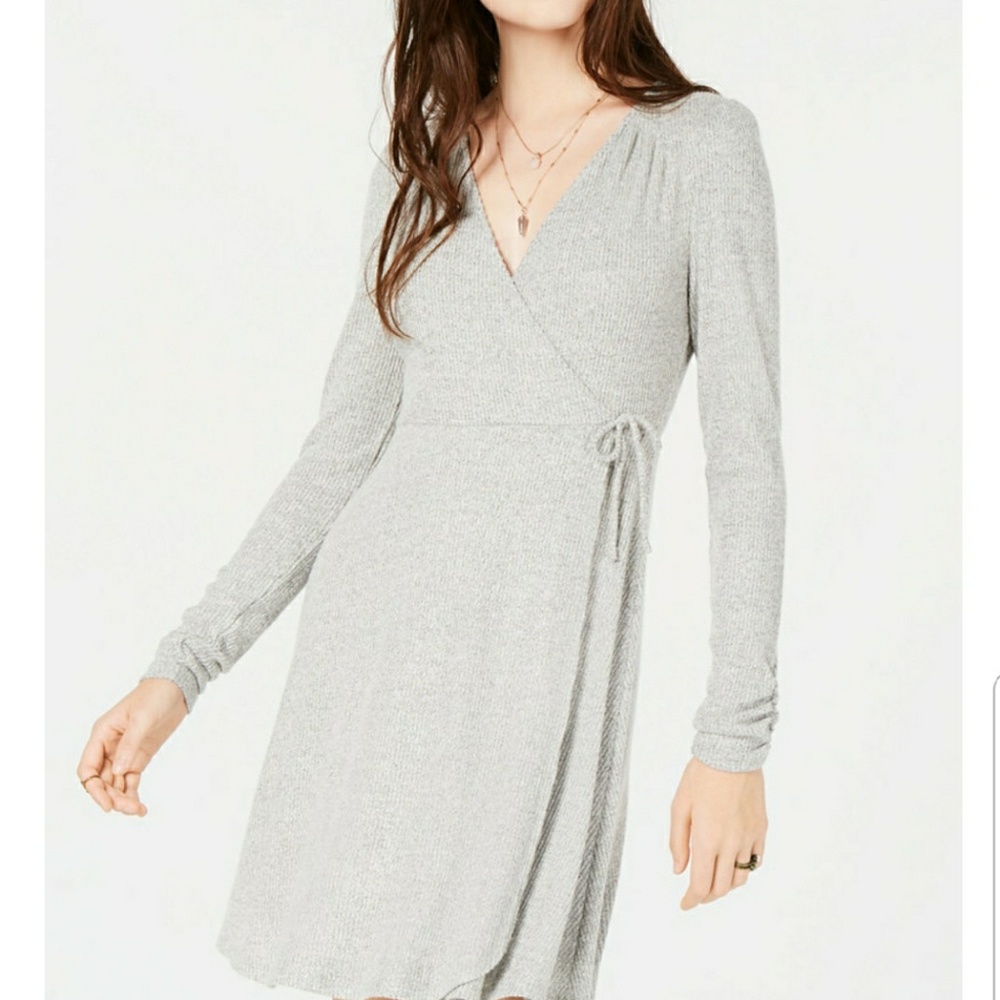 Rag Juniors' Faux-Wrap Dress